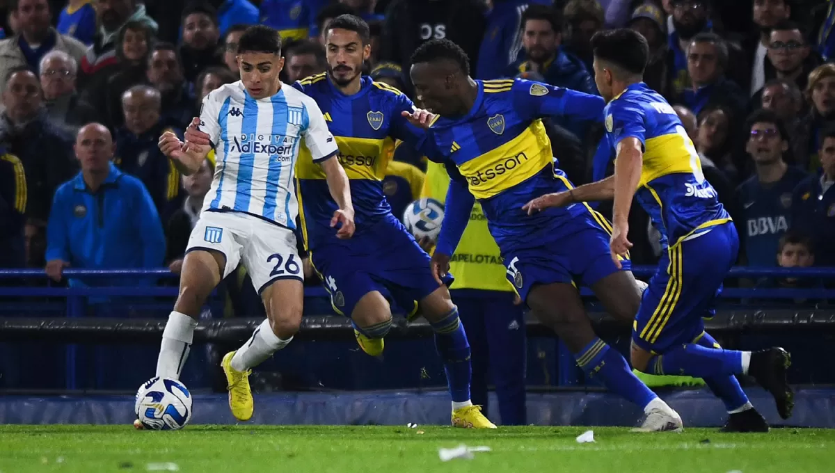 POR TODO. Racing Club y Boca Juniors definen el pase a cuartos de final de la Libertadores.