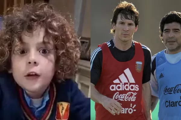 Un niño tuvo que elegir entre Lionel Messi y Diego Maradona: ¿cuál fue el insólito motivo que lo hizo decidir?