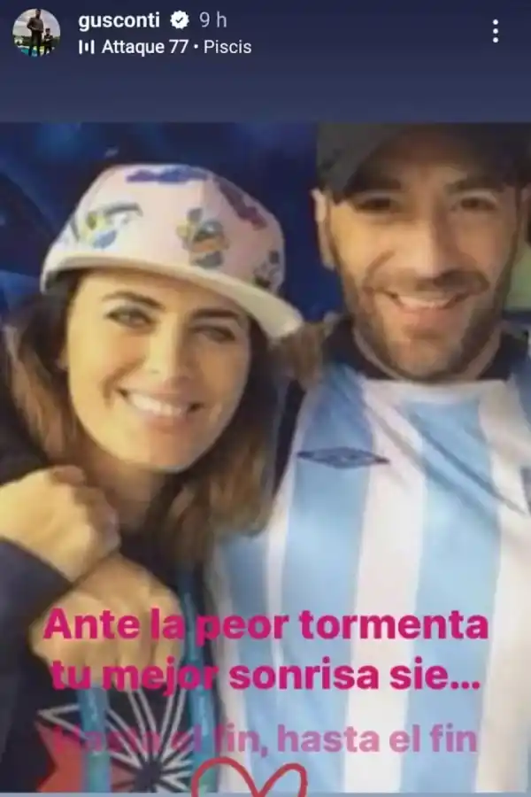 El emotivo posteo de Gustavo Conti dedicado a Silvina Luna