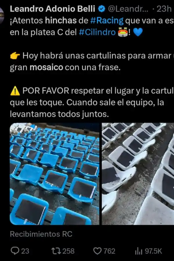 Parte de la organización del mosaico se gestó en las redes sociales.