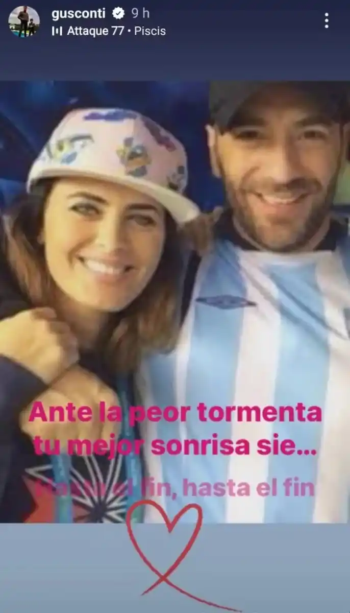 El emotivo posteo de Gustavo Conti dedicado a Silvina Luna
