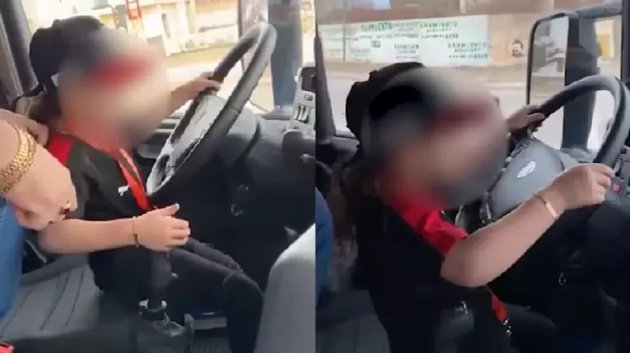 Santa Cruz: hizo manejar un camión a un nene de 7 años y le sacaron la licencia