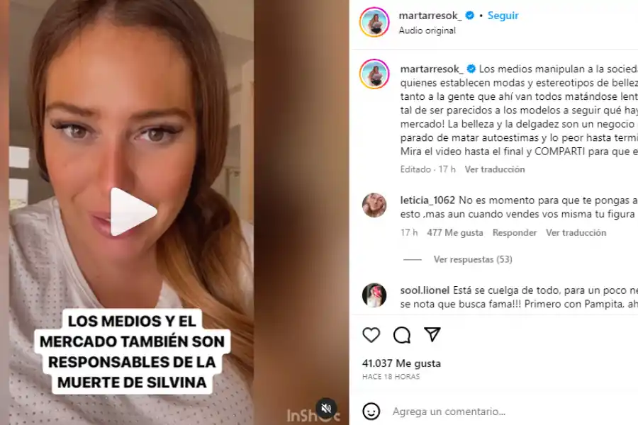 El fuerte descargo de Mar Tarrés tras la muerte de Silvina Luna