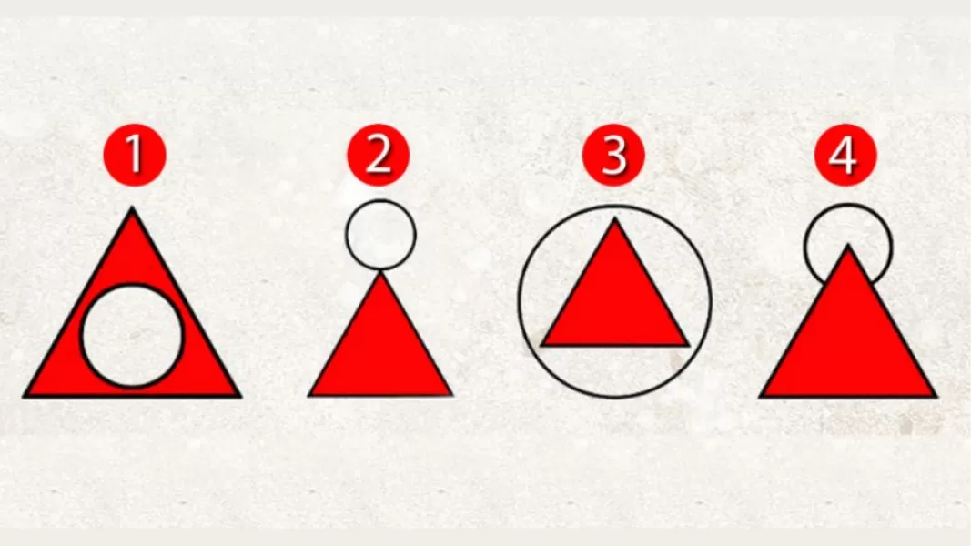 El test de los triángulos que te permite saber cómo te relacionás con los demás