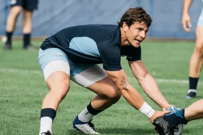 Los Pumas realizaron su primer entrenamiento en Francia de cara a la Copa del Mundo