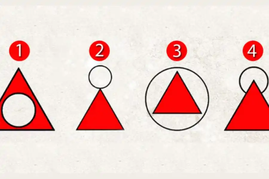 El test de los triángulos que te permite saber cómo te relacionás con los demás