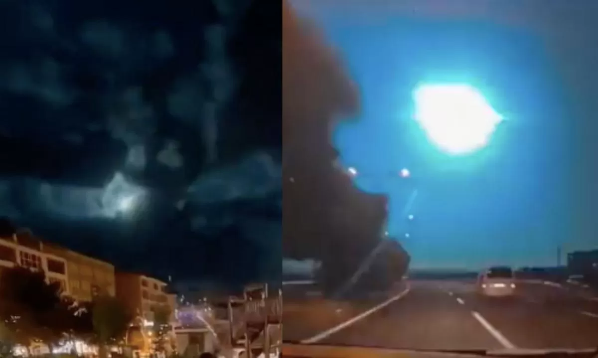 Video: un impactante meteorito verde iluminó el cielo de Turquía