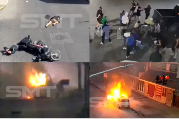 Video: peleas, accidentes de tránsito e incendios durante el fin de semana en Tucumán