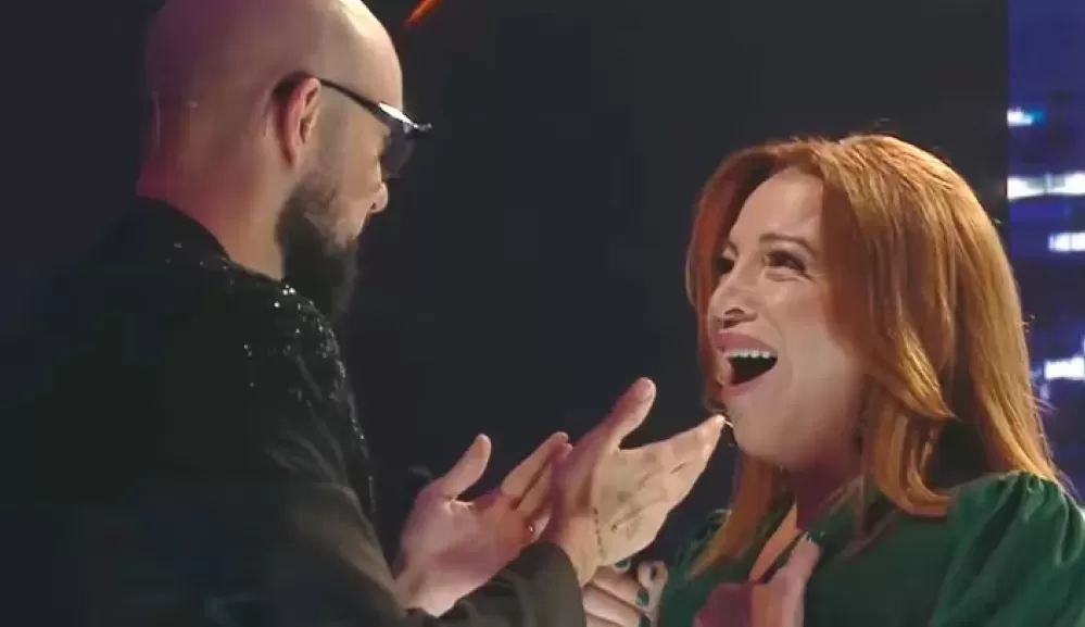 Got Talent: el romántico beso de Lizy Tagliani y Abel Pintos que fue ovacionado por el público