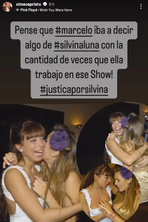 El fuerte reclamo de Ximena Capristo a Marcelo Tinelli por Silvina Luna