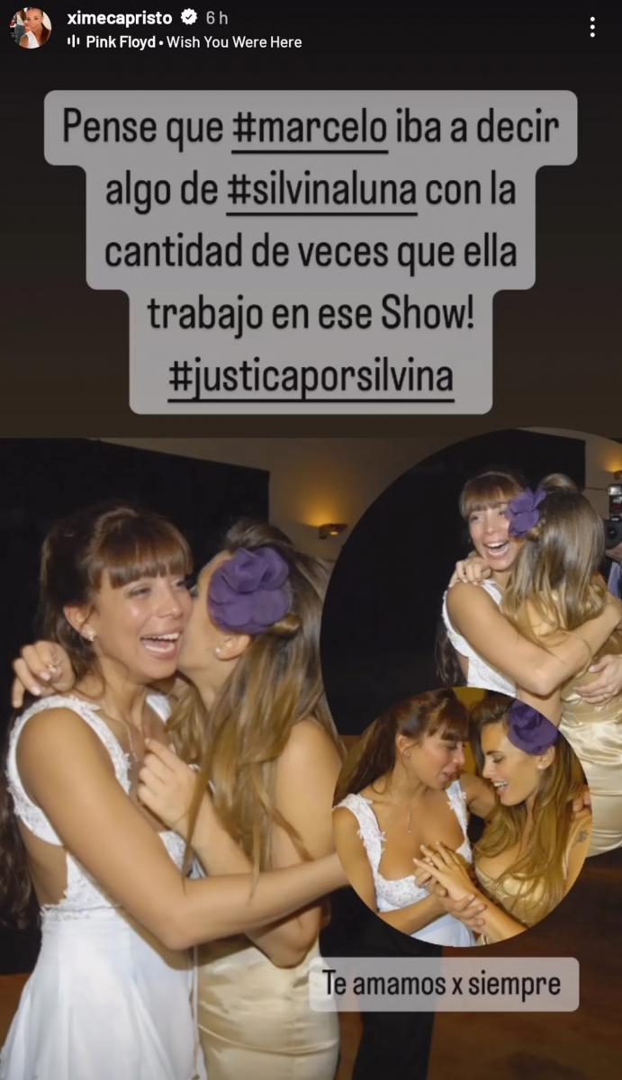 El fuerte reclamo de Ximena Capristo a Marcelo Tinelli por Silvina Luna