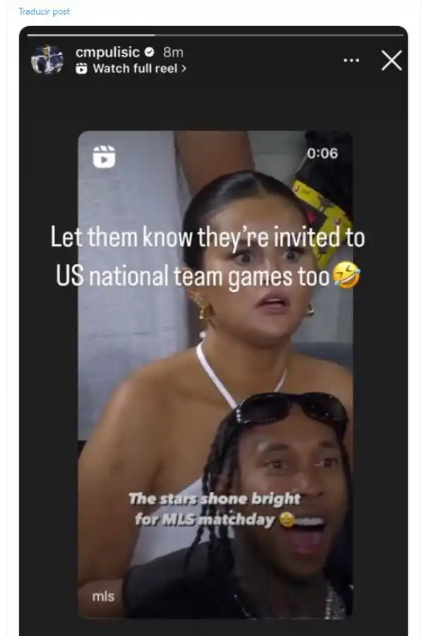 El capitán de la selección de EEUU, furioso con los famosos que fueron a ver a Messi