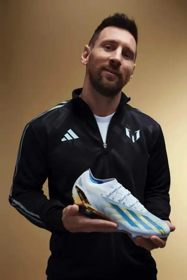 Los nuevos botines de Lionel Messi (Foto: IG @adidasfootball).
