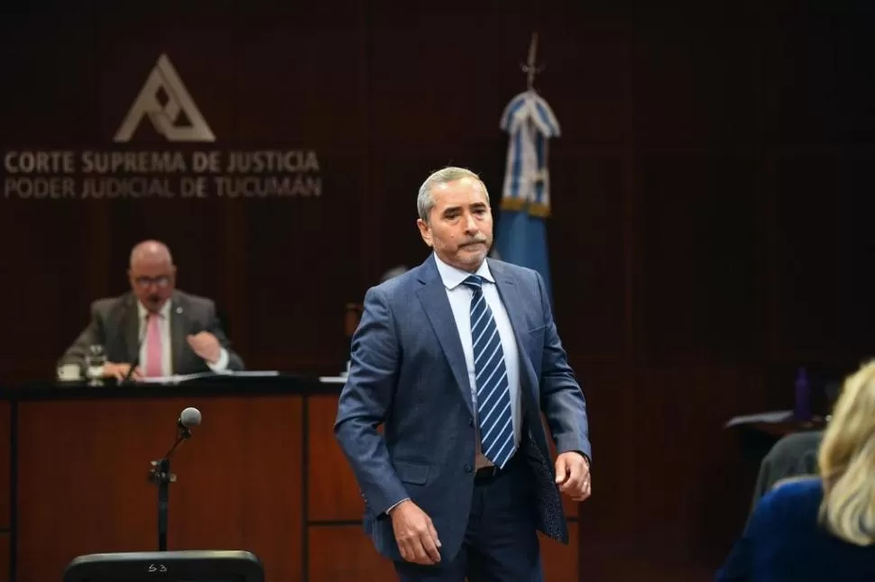 NO SE GUARDÓ NADA. El ex jefe de Policía Jorge Racedo fue el primer acusado en hablar y desató varias polémicas con su declaración. 