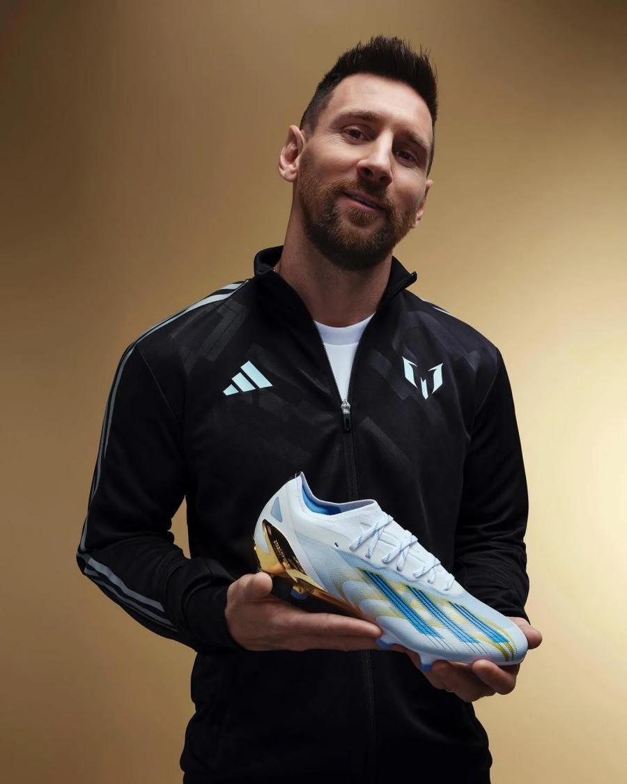 Los nuevos botines de Lionel Messi (Foto: IG @adidasfootball).