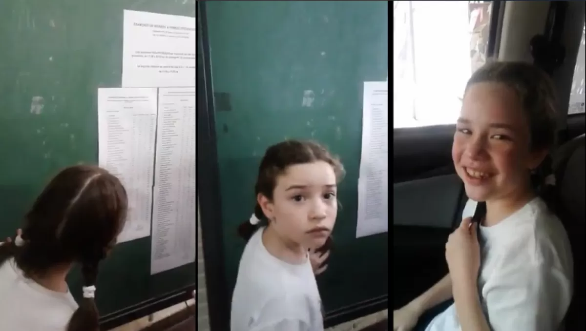 Una tucumana compartió su emocionante reacción al enterarse que ingresó a un colegio céntrico y se volvió viral