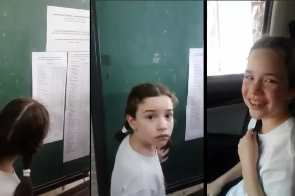 Una tucumana compartió su emocionante reacción al enterarse que ingresó a un colegio céntrico y se volvió viral