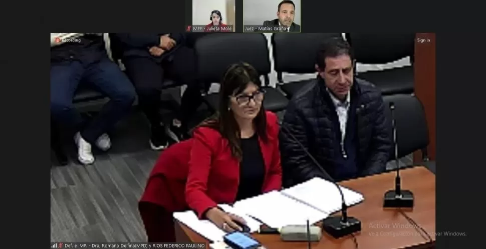 IMPUTADO. Federico Paulino Ríos dijo que llamó al colegio luego de enterarse de la amenaza de bomba para saber si su hija estaba bien. 