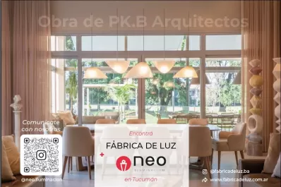 Neo Iluminación: llenarán el espacio de luz y vanguardia