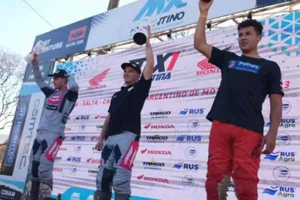 Motocross: Díaz Vélez brilló en Salta