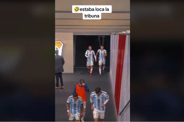 Video: mujeres piropearon a los jugadores de la Selección Argentina desde la tribuna