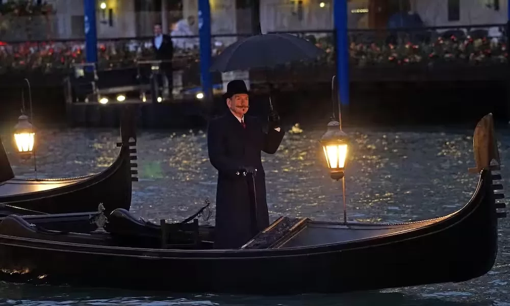SUSPENSO Y TERROR. Kenneth Branagh vuelve a encarnar a Hércules Poirot en “Cacería en Venecia”, y debe descubrir al asesino que mató al invitado de una fiesta espiritista realizada durante la celebración de Halloween. 