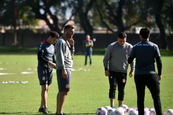 San Martín de Tucumán: Frontini piensa antes de definir el “11”