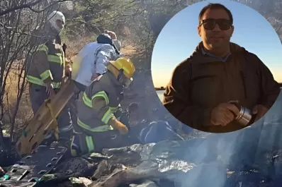 Avioneta estrellada en San Luis: murió uno de los pilotos, Chediack y el otro aviador permanecen internados