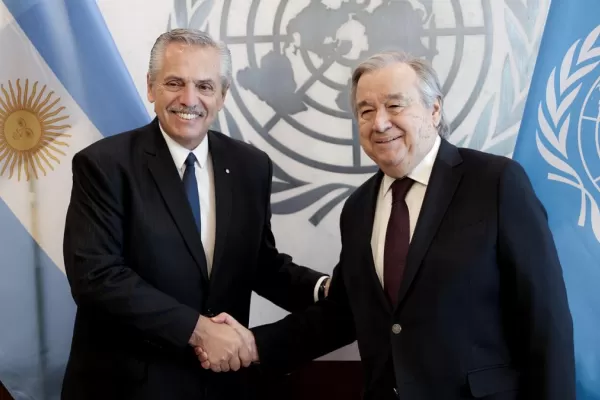Alberto Fernández se reunió con el secretario general de la ONU y pidió por Malvinas