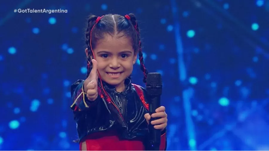 Got Talent: Olivia, una pequeña de Tucumán, deslumbró en el escenario y cautivó al jurado.