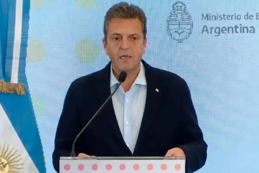 Sergio Massa. Captura de video