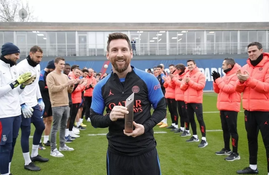 GUSTO A POCO. El presidente del PSG dijo que sí se reconoció a Messi durante un entrenamiento.