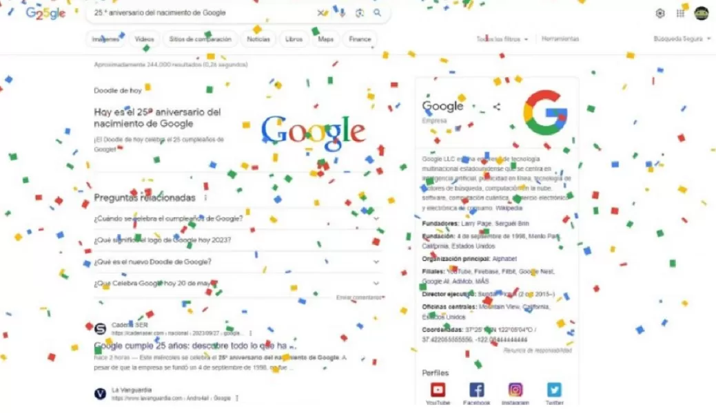 Los 25 datos curiosos de Google que nunca nadie imaginó