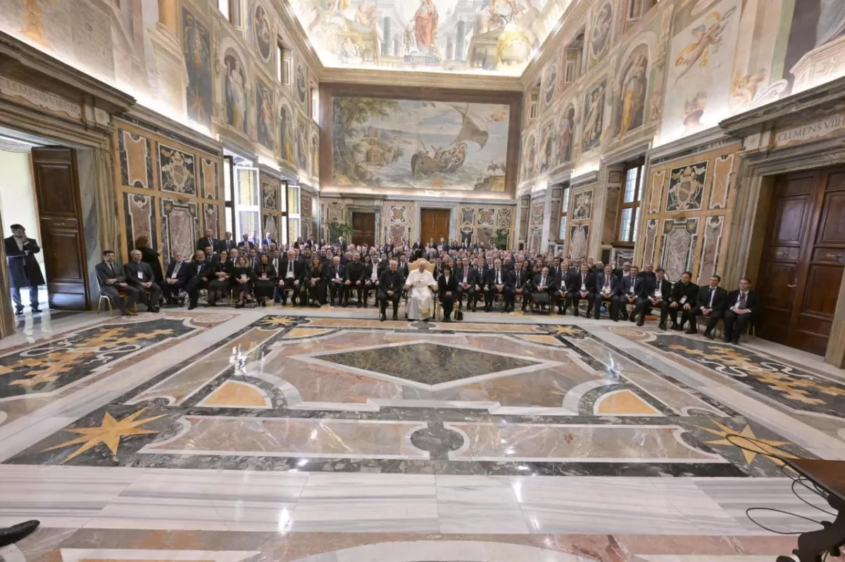 El papa Francisco y más de 200 autoridades de universidades de América Latina y el Caribe se reunieron en el Vaticano