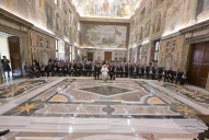 El papa Francisco y más de 200 autoridades de universidades de América Latina y el Caribe se reunieron en el Vaticano