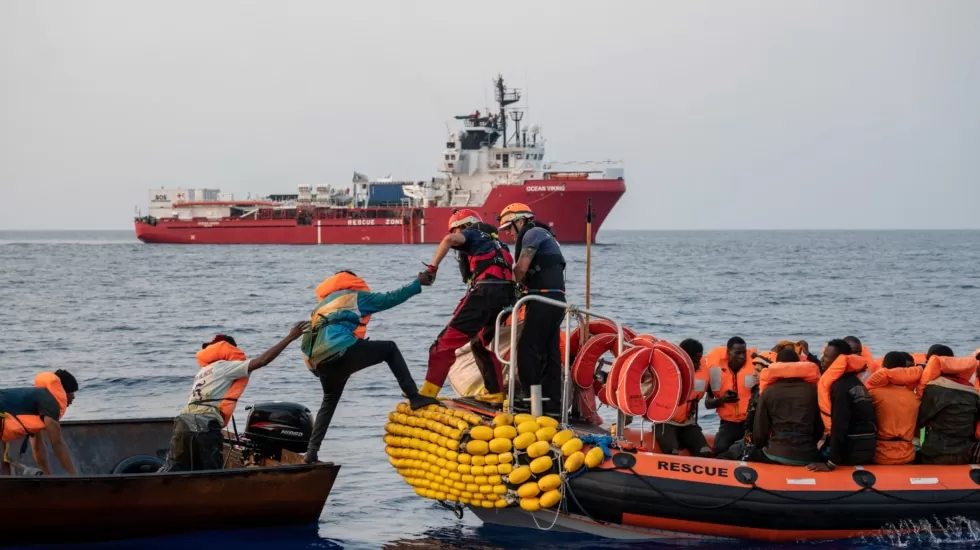 RUTA MARÍTIMA. La ONG rescató a cerca 40.000 personas en el mar.   
