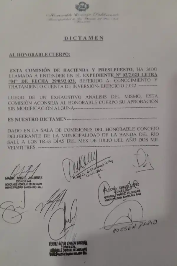 El presidente del Concejo bandeño dice que un edil del PRO quiere “embarrar la cancha”
