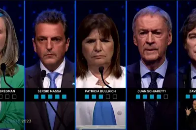 Mucho interés: el debate presidencial alcanzó un pico de 44 puntos de rating