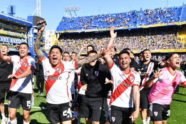 River Plate festejó con todo la victoria en La Bombonera