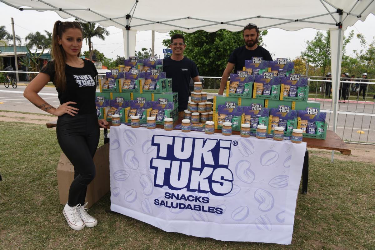 SALUDABLES. Tuki Tuks ofrecía mantequillas de maní y mix de frutos secos.