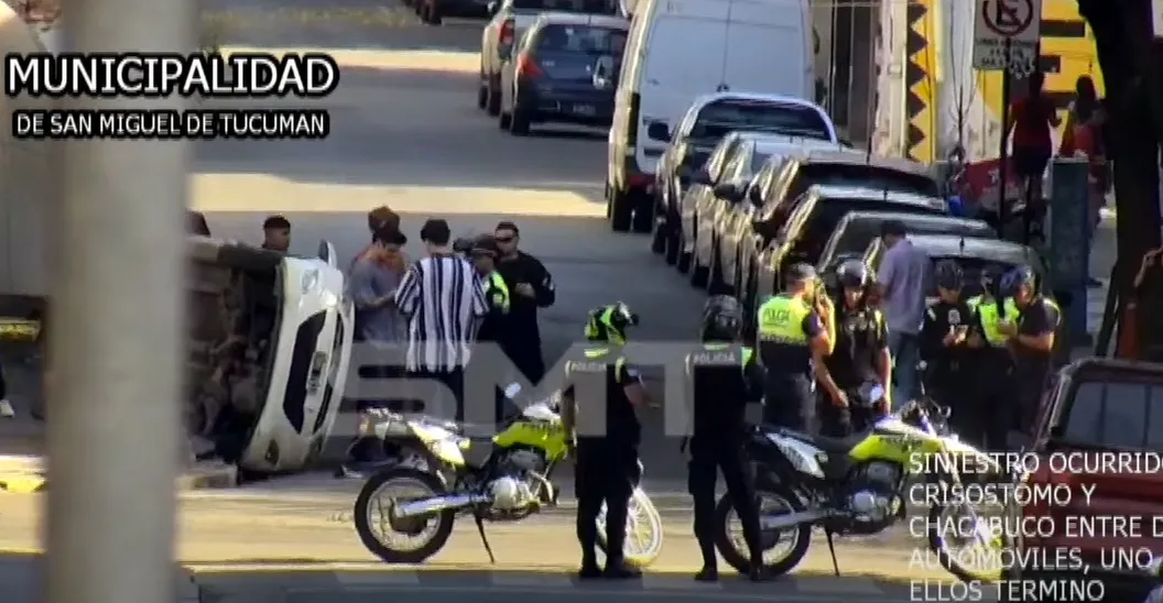 Accidentes de tránsito, robos pirañas y peleas: esto registraron las cámaras de seguridad de la Capital en la última semana