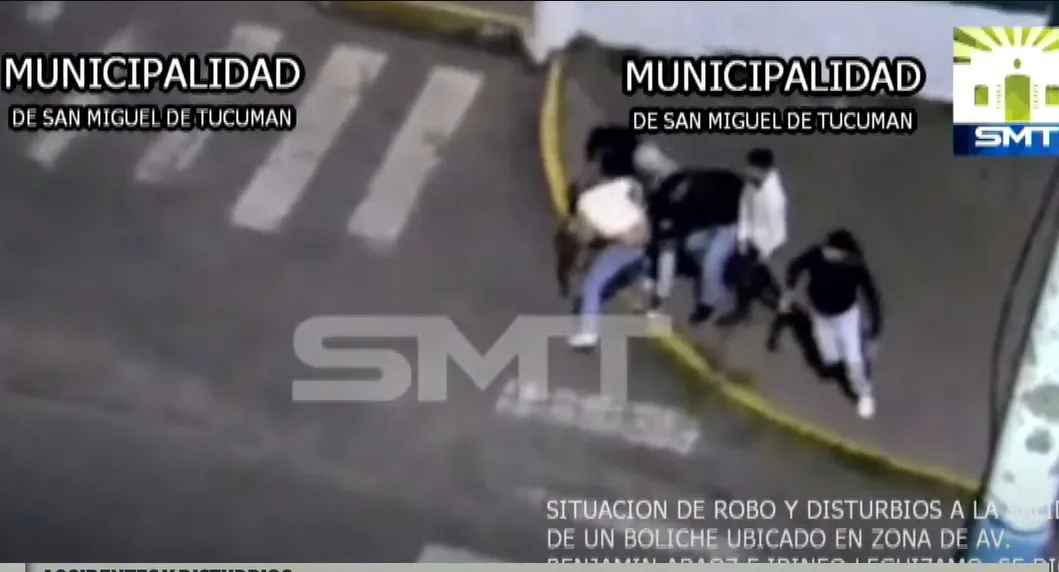 Accidentes de tránsito, robos pirañas y peleas: esto registraron las cámaras de seguridad de la Capital en la última semana