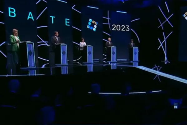 Así se despidieron los candidatos del primer debate presidencial