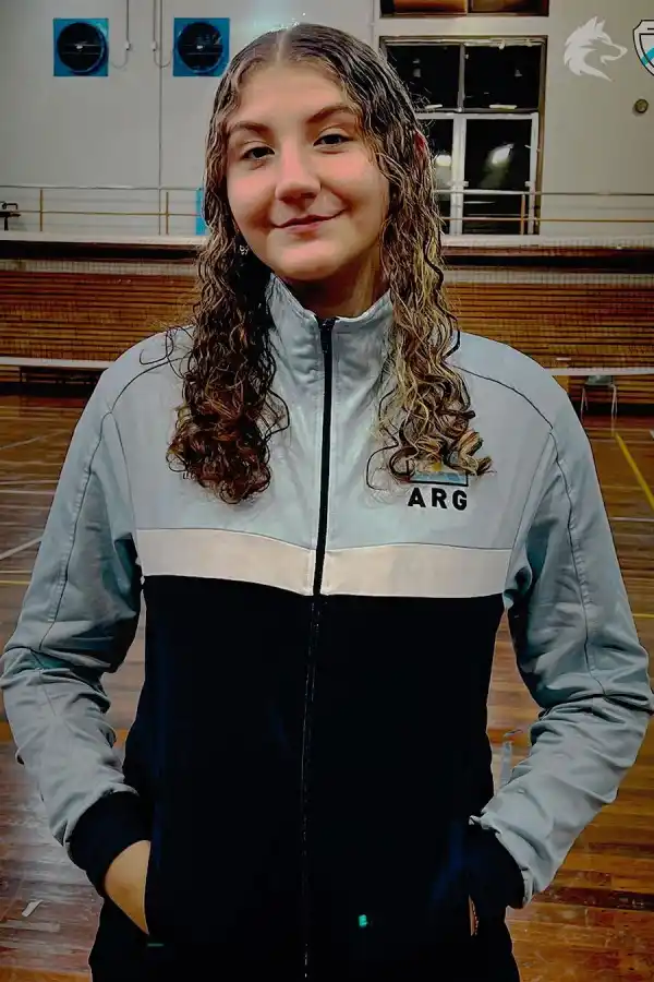 ORGULLO. La tucumana Julieta Medina Sarmiento, campeona sudamericana con Las Panteritas