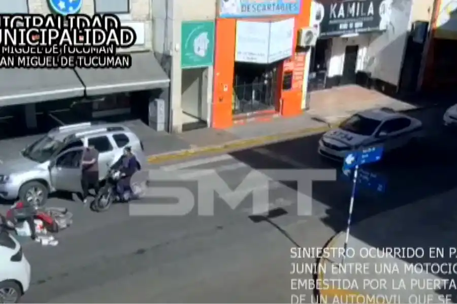 Accidentes de tránsito, robos pirañas y peleas: esto registraron las cámaras de seguridad de la Capital en la última semana