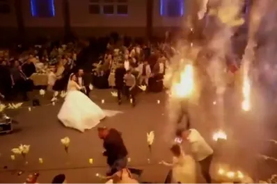 El desgarrador video que muestra cómo se desató el incendio en la boda en Irak donde murieron 100 invitados