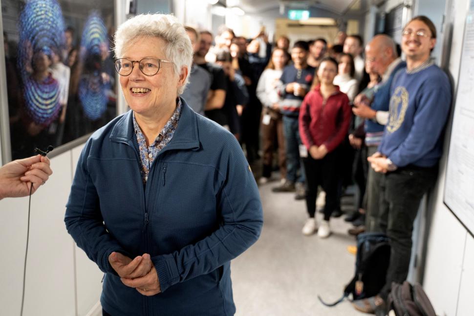 La ganadora del Nobel de Física de 2023, Anne L’Huillier.