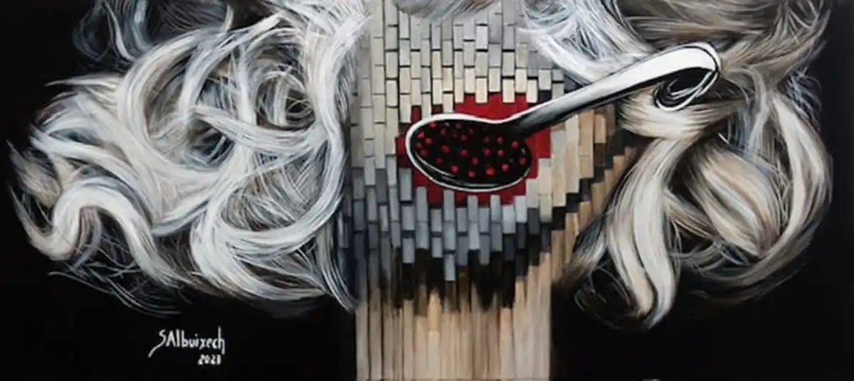 “MEDUSA”. Otra creación de la artista visual.