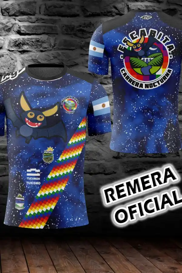 COLORIDA. La remera oficial de la carrera