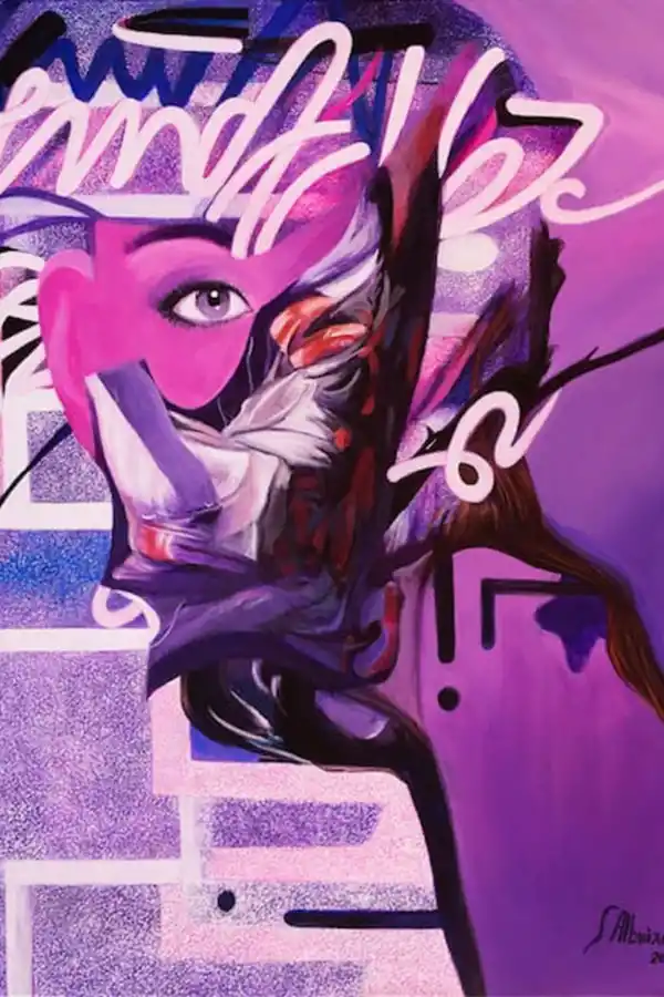 “OLVIDADA”. Una de las obras que integra la muestra.